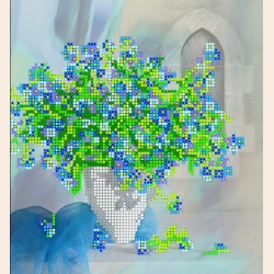 Схема для вышивания бисером АБРИС АРТ "Маргаритки"